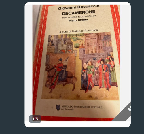 Decamerone dieci novelle - decamerone, –