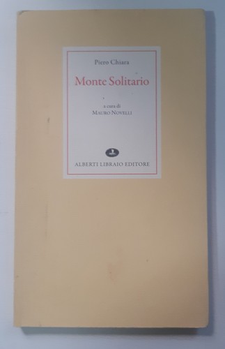 Piero chiara monte solitario - piero,